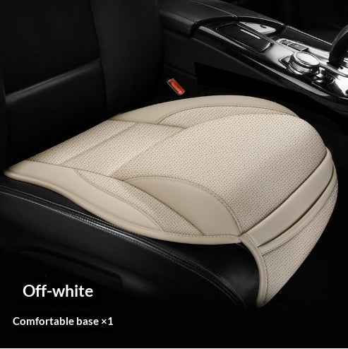 Five-Seat Universal Full-Leather Car Seat Covers With Lumbar Support