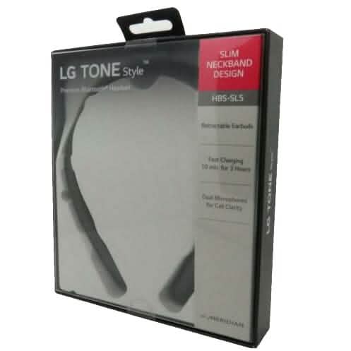 LG Tone Style HBS-SL5 Bluetooth Wireless Stereo Headset Neckband Earbuds
