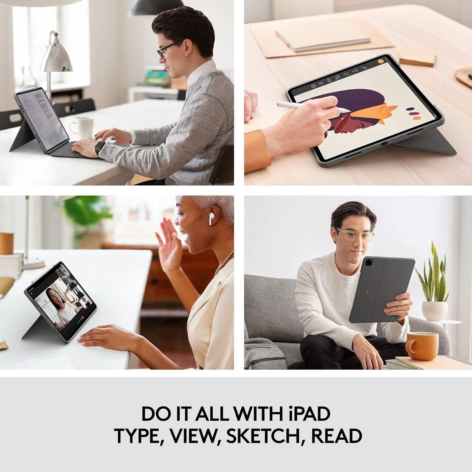 Logitech Combo Touch Keyboard for iPad Pro 11-inch (1st, 2nd, and 3rd Gen)