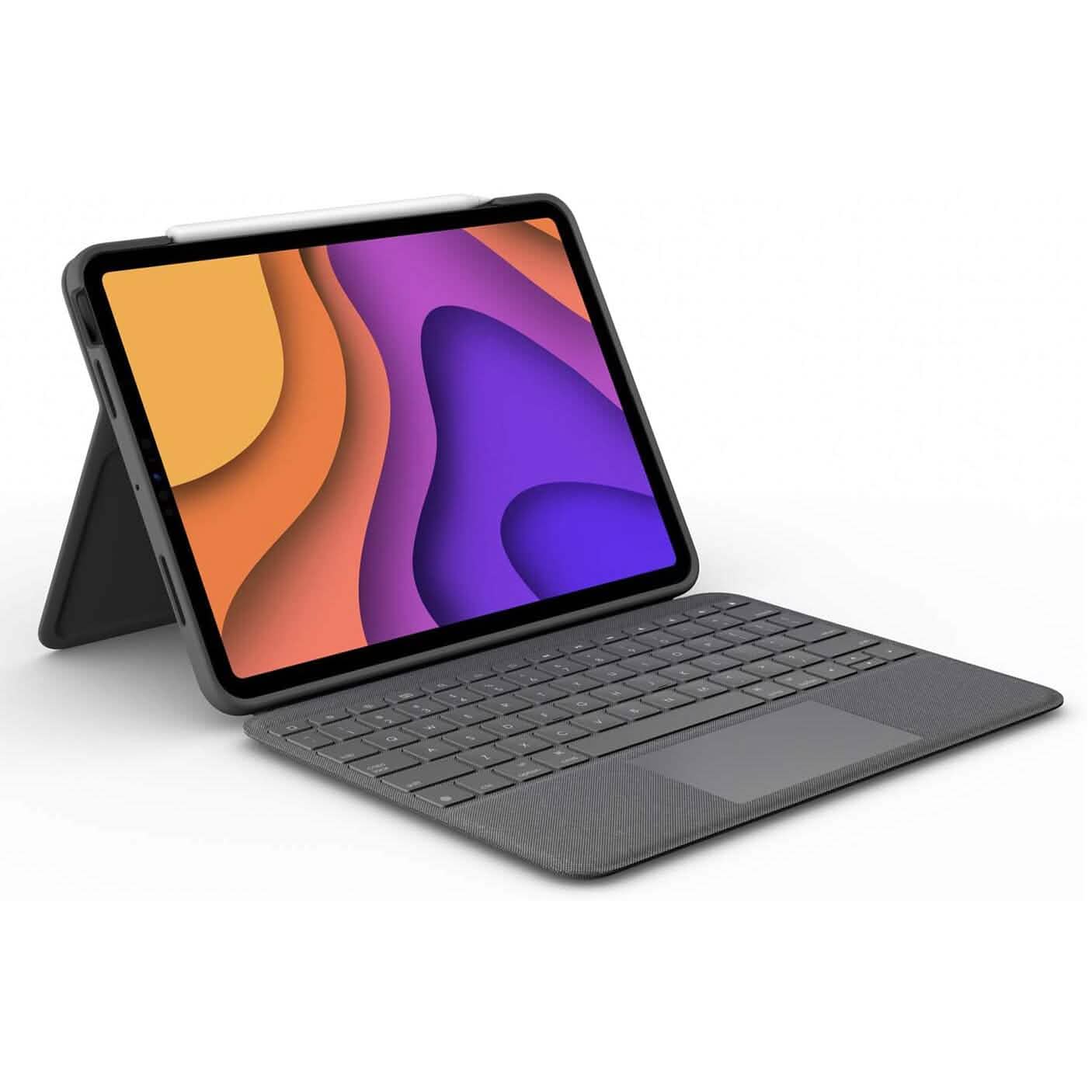 Logitech Folio Touch iPad Keyboard Case with Trackpad and Smart Connector for iPad Air (4th Generation) – Graphite Apple Exclusive