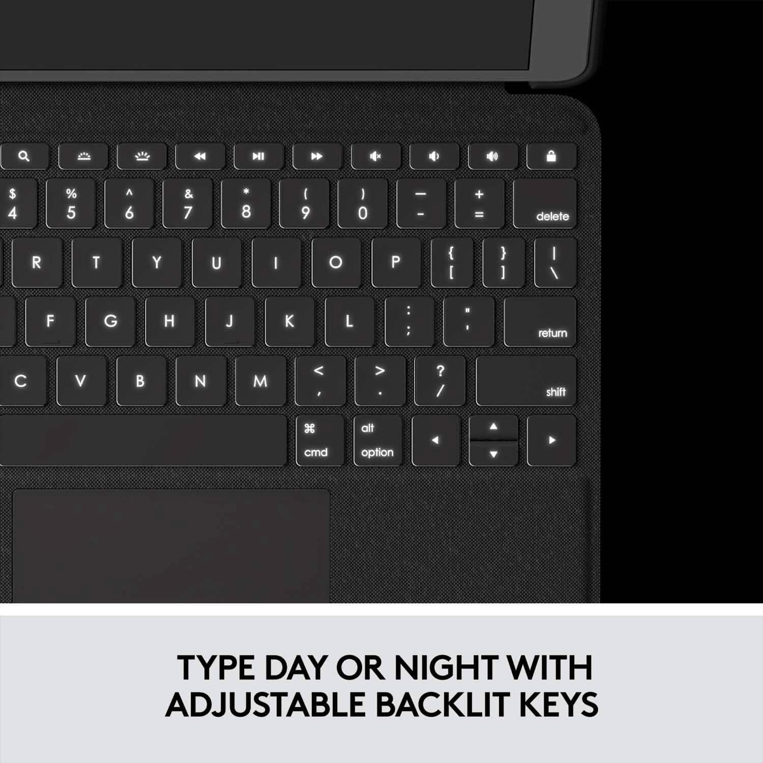 Logitech Folio Touch iPad Keyboard Case with Trackpad and Smart Connector for iPad Air (4th Generation) – Graphite Apple Exclusive
