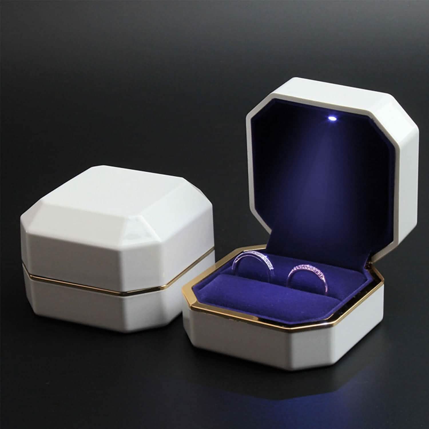 Luxury Ring Box with LED Light
