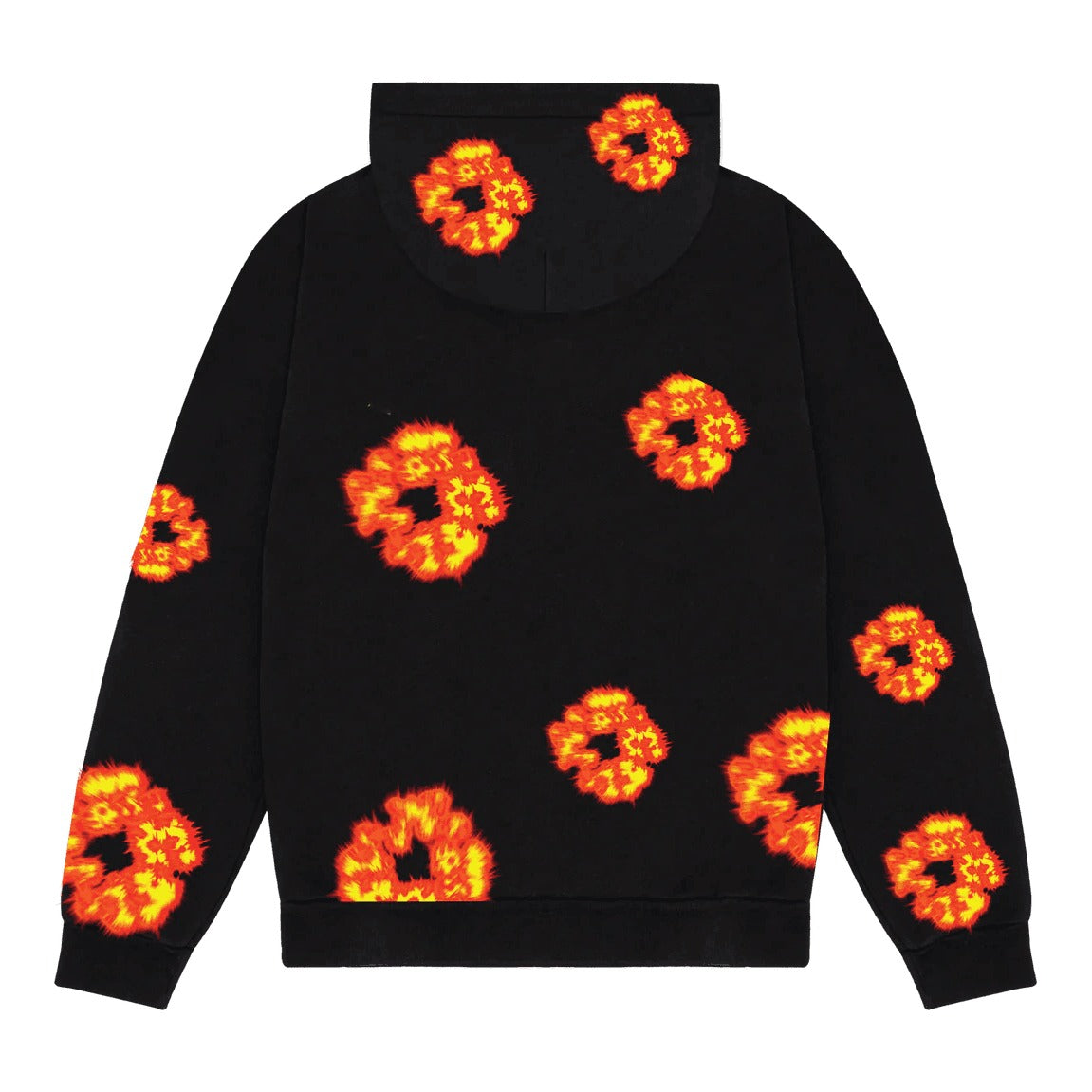 Offset Tears The Cotton Wreath Sweatshirt Black
