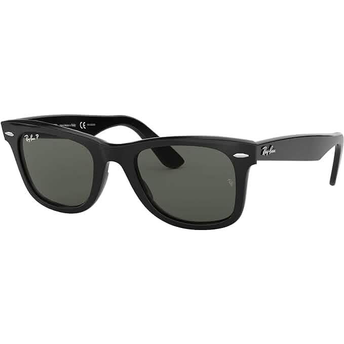 Ray-Ban RB2140 Original Wayfarer Polarized Square Sunglasses (Refurbished)