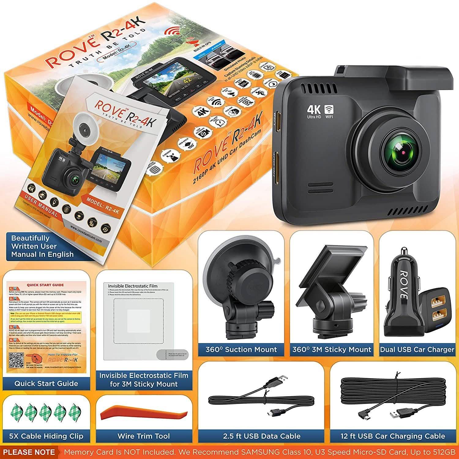 Rove R2-4K Dash Cam