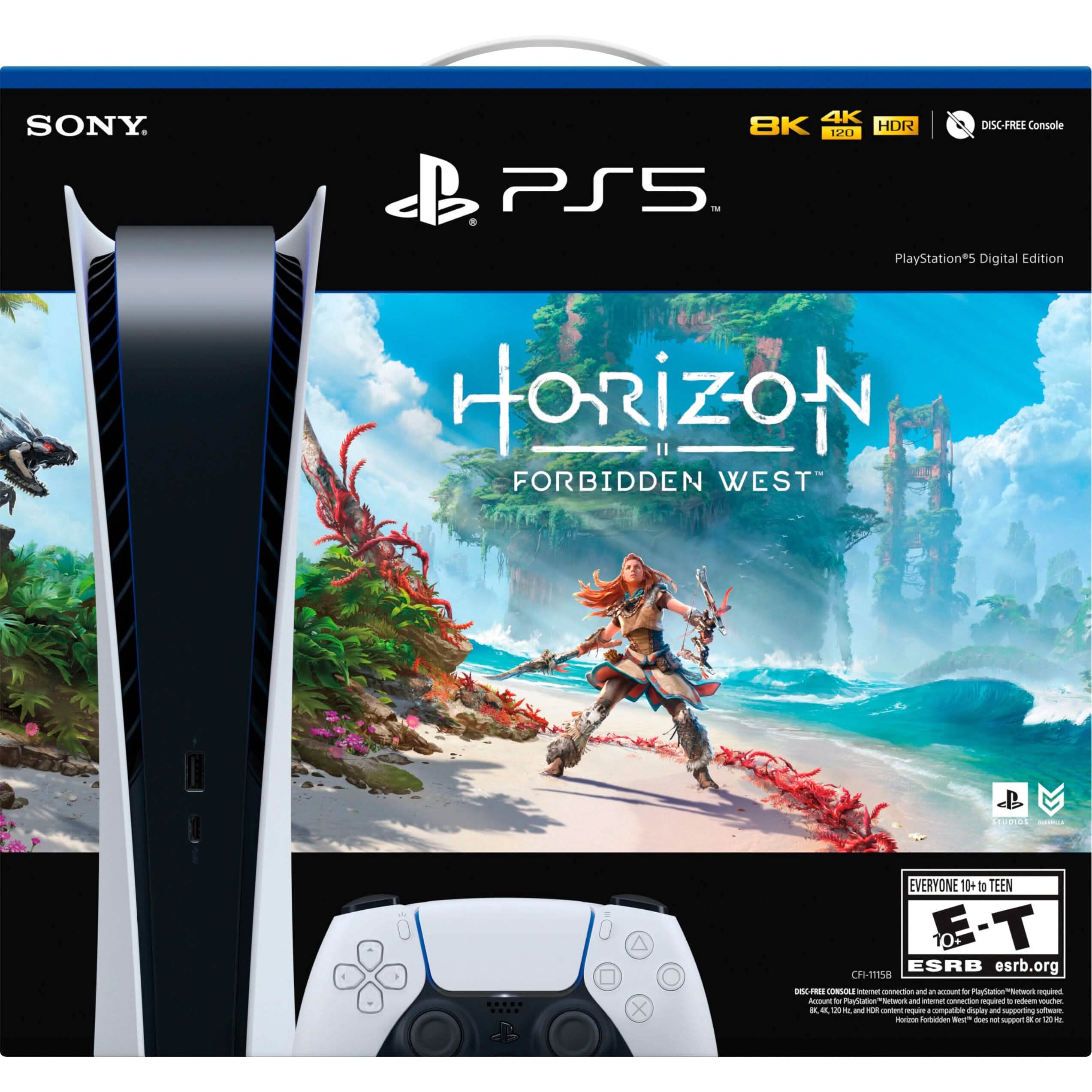 Sony PlayStation 5 Digital Edition – Horizon Forbidden West Bundle