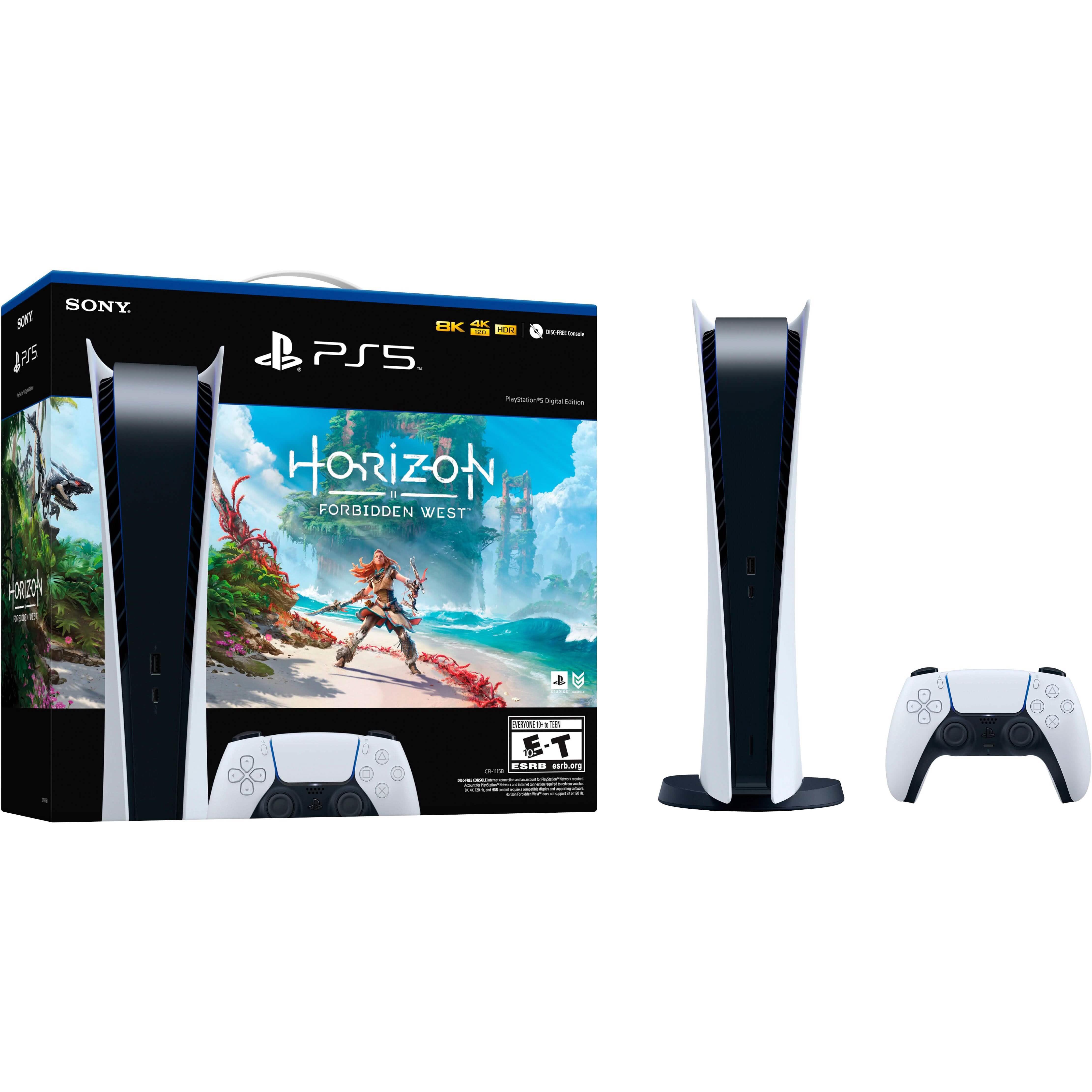 Sony PlayStation 5 Digital Edition – Horizon Forbidden West Bundle