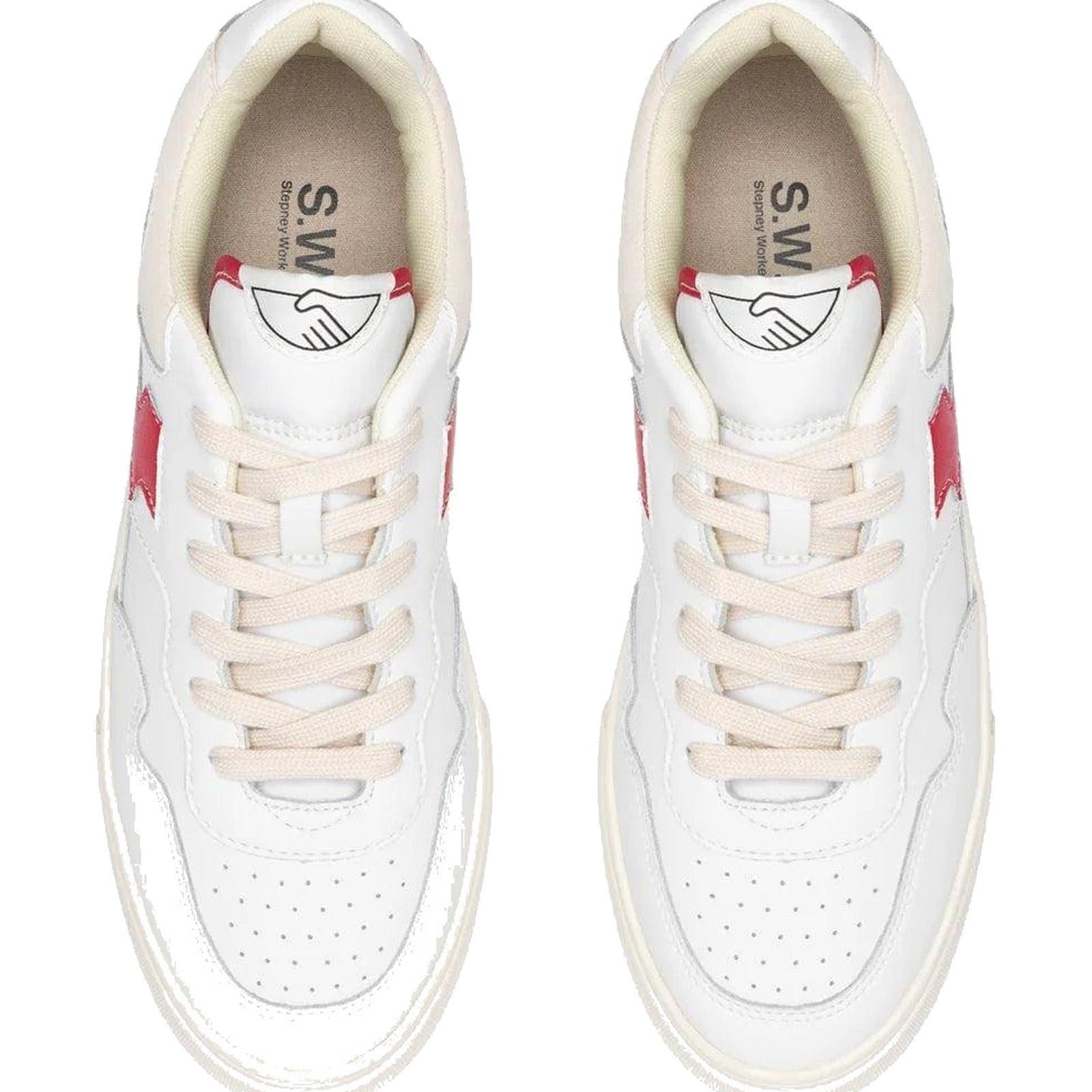 Stepney Workers Club Pearl S-Strike Leather White / Red
