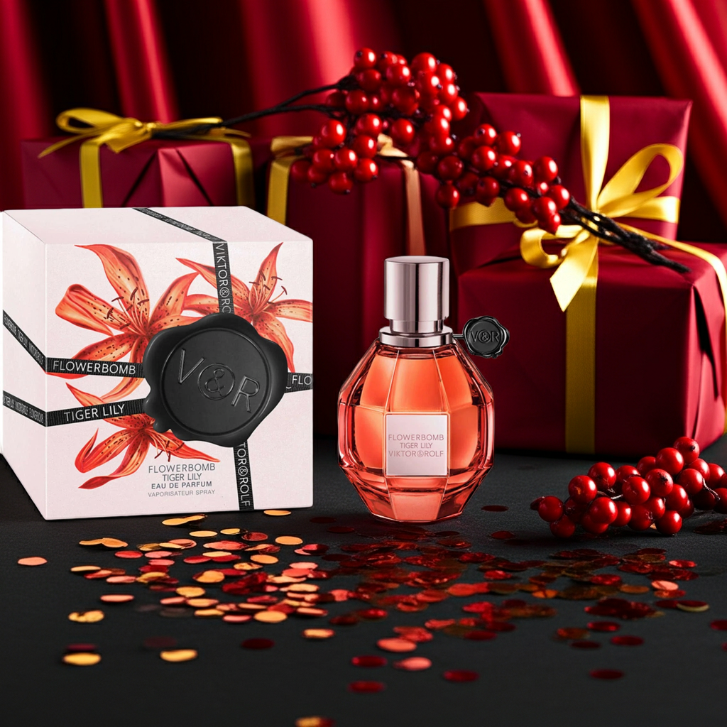 Flowerbomb Tiger Lily By Viktor & Rolf 3.4 oz Eau De Parfum for women