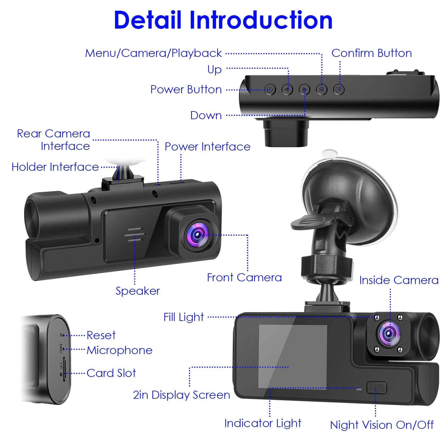 Wifi FHD 1080P Car Dash Cam