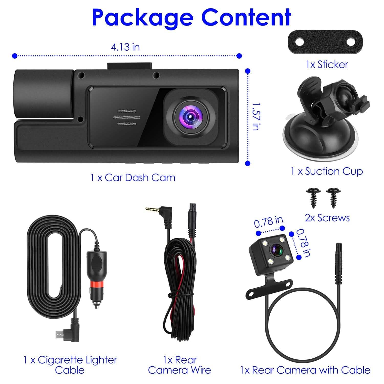 Wifi FHD 1080P Car Dash Cam