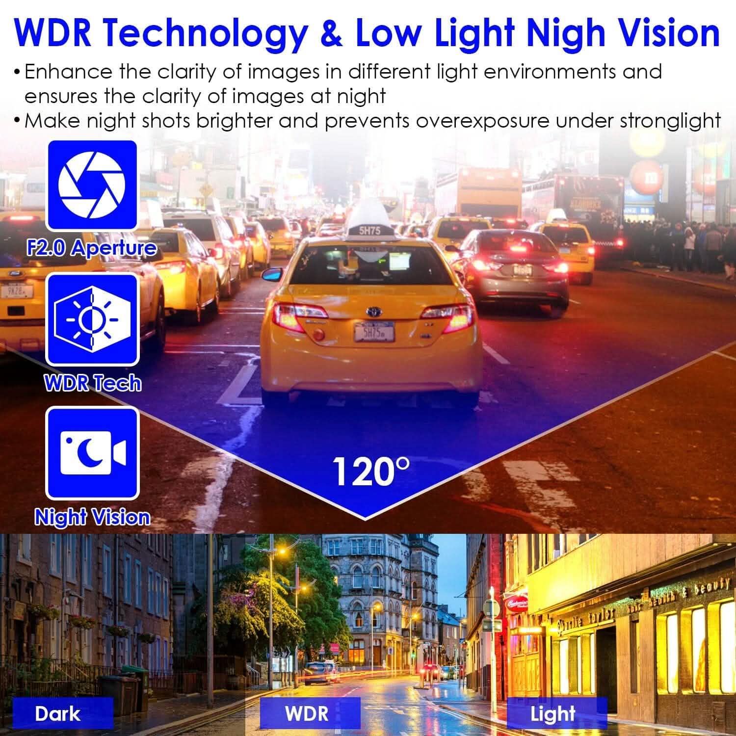 Wifi FHD 1080P Car Dash Cam